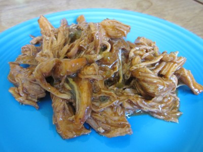 spicy pulled chicken- natural light